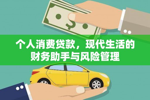 爱民个人消费贷款，现代生活的财务助手与风险管理