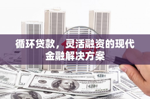 爱民循环贷款，灵活融资的现代金融解决方案