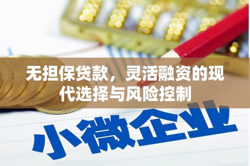 爱民无担保贷款，灵活融资的现代选择与风险控制