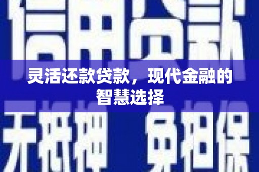 爱民灵活还款贷款，现代金融的智慧选择