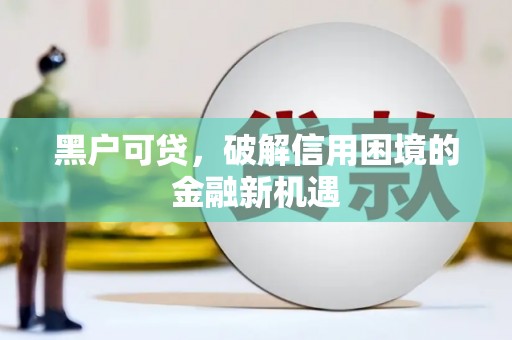 爱民黑户可贷，破解信用困境的金融新机遇